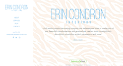 Desktop Screenshot of erincondroninteriors.com